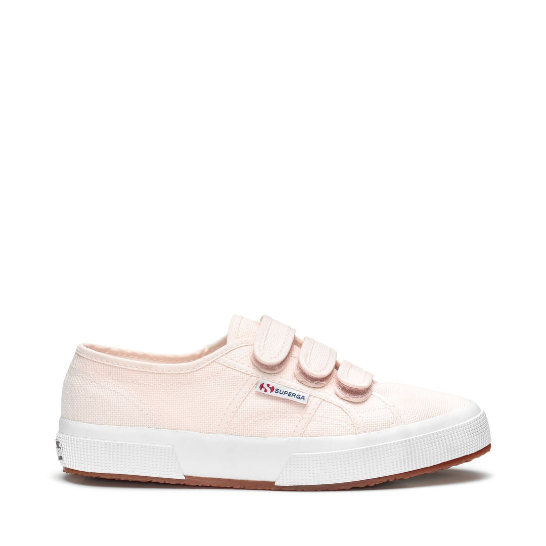Rosa Unisex-Sneaker mit Obermaterial aus Baumwolle 01