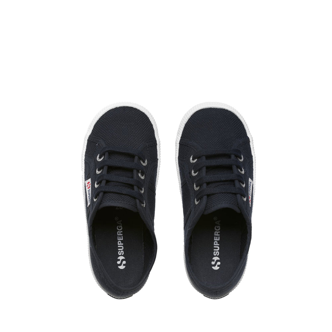 Kinder-Sneaker in Navy mit Obermaterial aus Baumwolle main