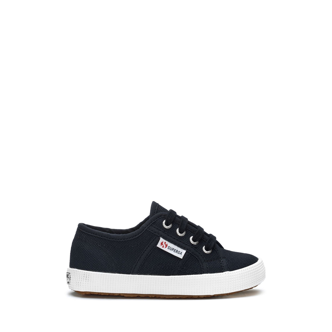 Kinder-Sneaker in Navy mit Obermaterial aus Baumwolle 01