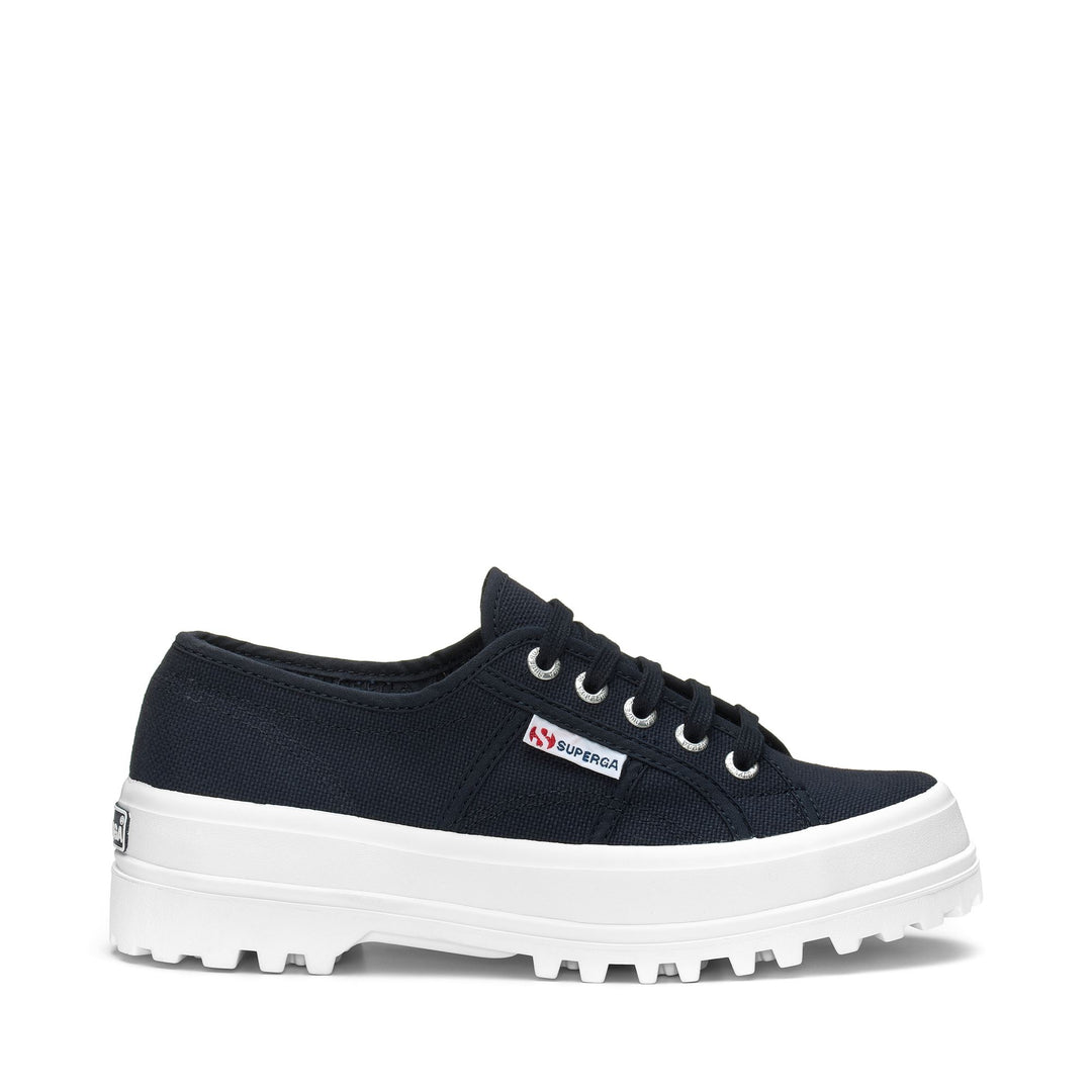 Marineblaue Unisex-Sneaker mit Obermaterial aus Baumwolle 01