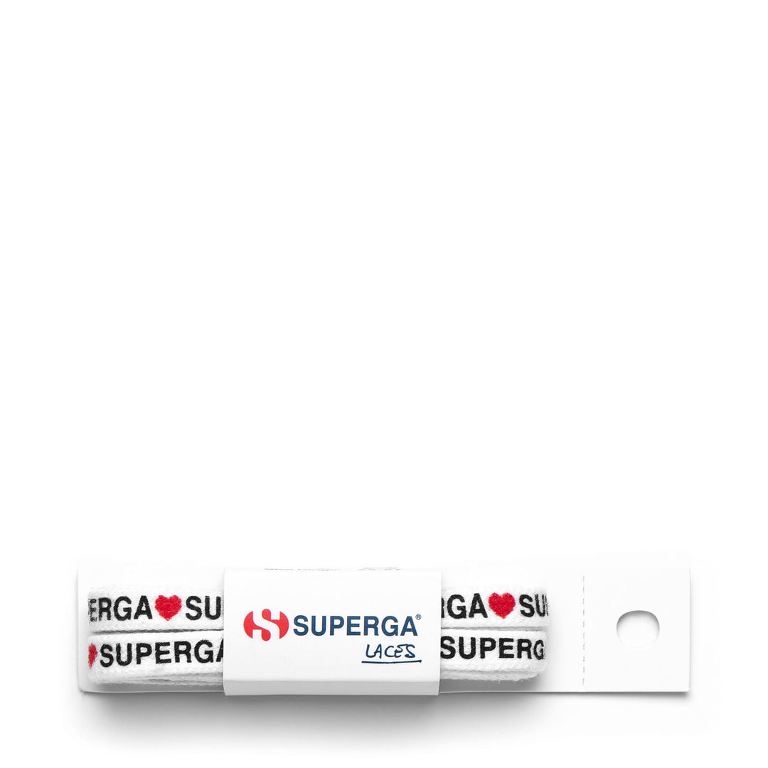 Weiße Unisex-Schnürsenkel mit Obermaterial aus Baumwolle 01