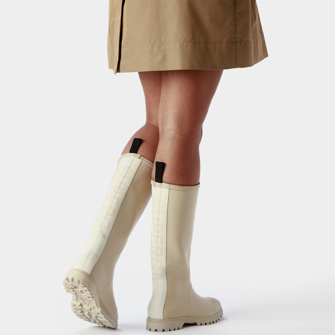 Hohe Gummistiefel Unisex Beige Farbe main