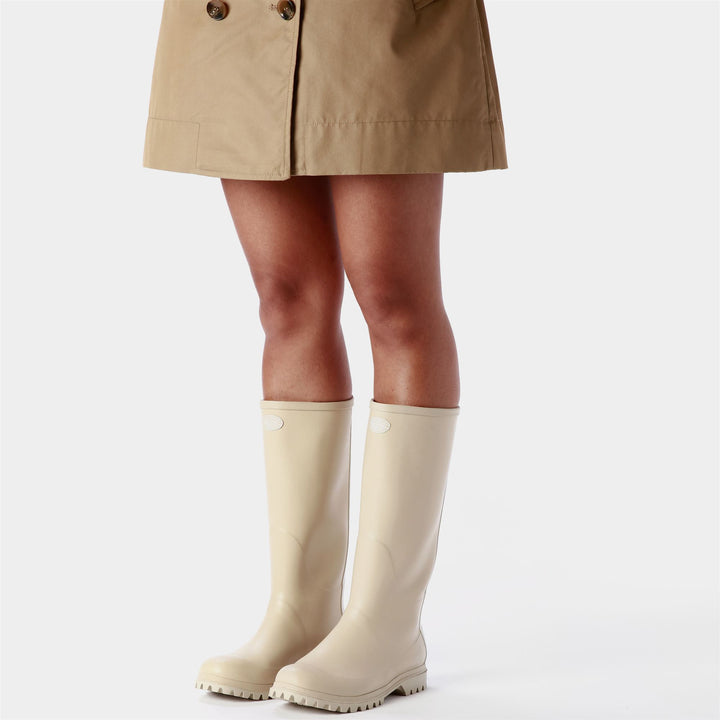Hohe Gummistiefel Unisex Beige Farbe 6