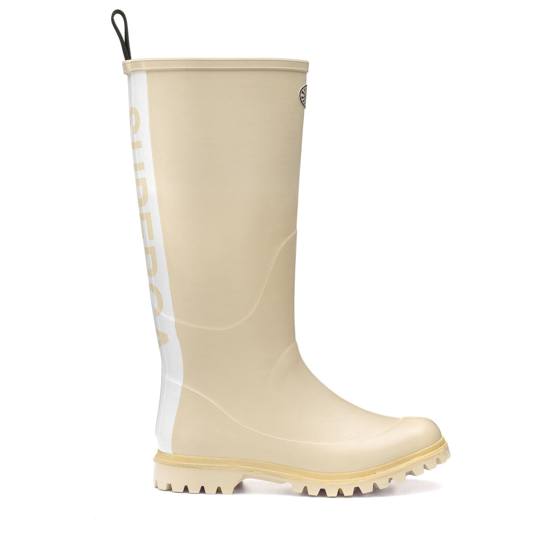 Hohe Gummistiefel Unisex Beige Farbe 01