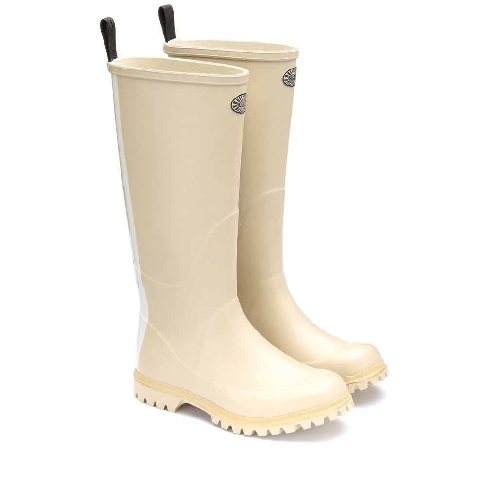 Hohe Gummistiefel Unisex Beige Farbe 02
