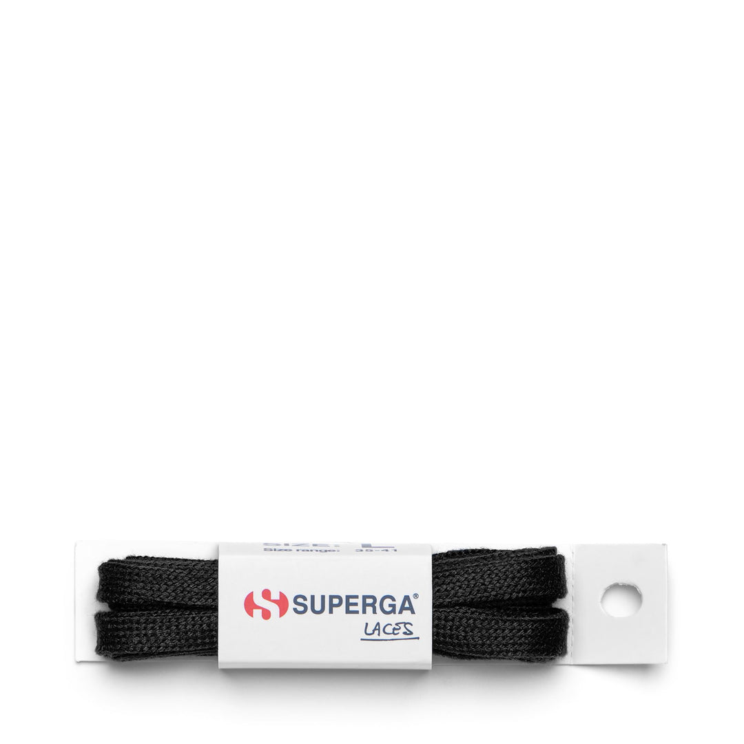 Schwarze Unisex-Schnürsenkel mit Baumwollmaterial 01