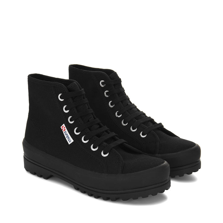 Unisex Full Black Ankle Boots with Cotton Upper 2