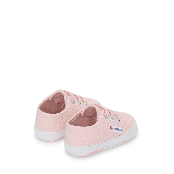 Niedrig geschnittene Kinder-Sneaker in Rosa mit Obermaterial aus Baumwolle 3