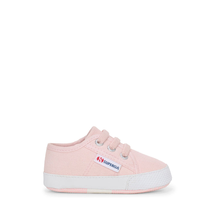 Niedrig geschnittene Kinder-Sneaker in Rosa mit Obermaterial aus Baumwolle 1