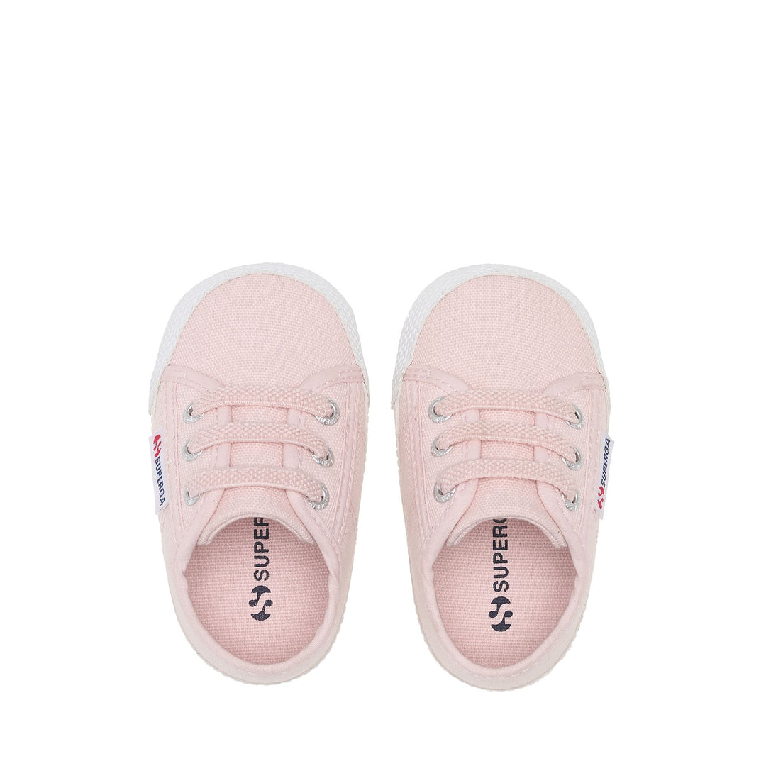 Niedrig geschnittene Kinder-Sneaker in Rosa mit Obermaterial aus Baumwolle main