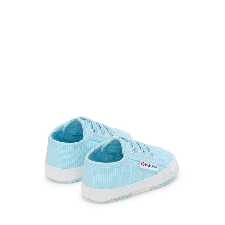 Niedrig geschnittene Kinder-Sneaker in Blau mit Obermaterial aus Baumwolle 3