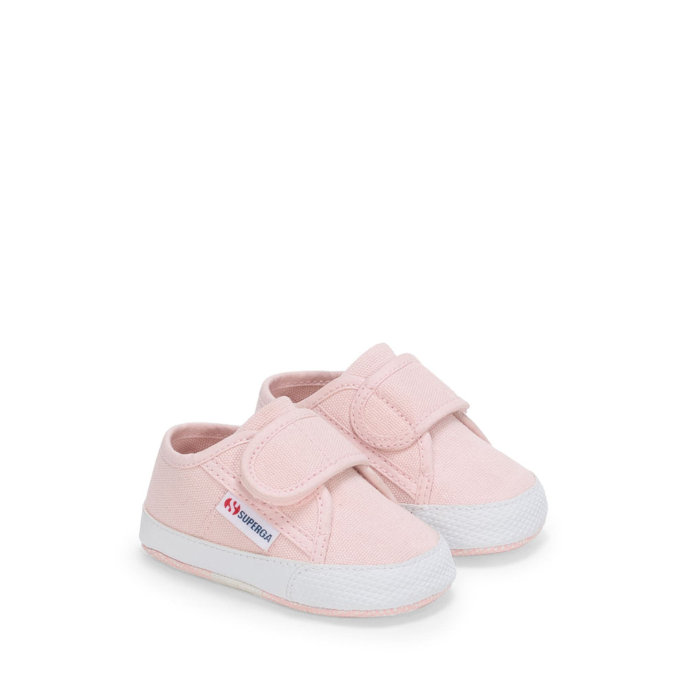 Niedrig geschnittene Kinder-Sneaker in Rosa mit Obermaterial aus Baumwolle 02