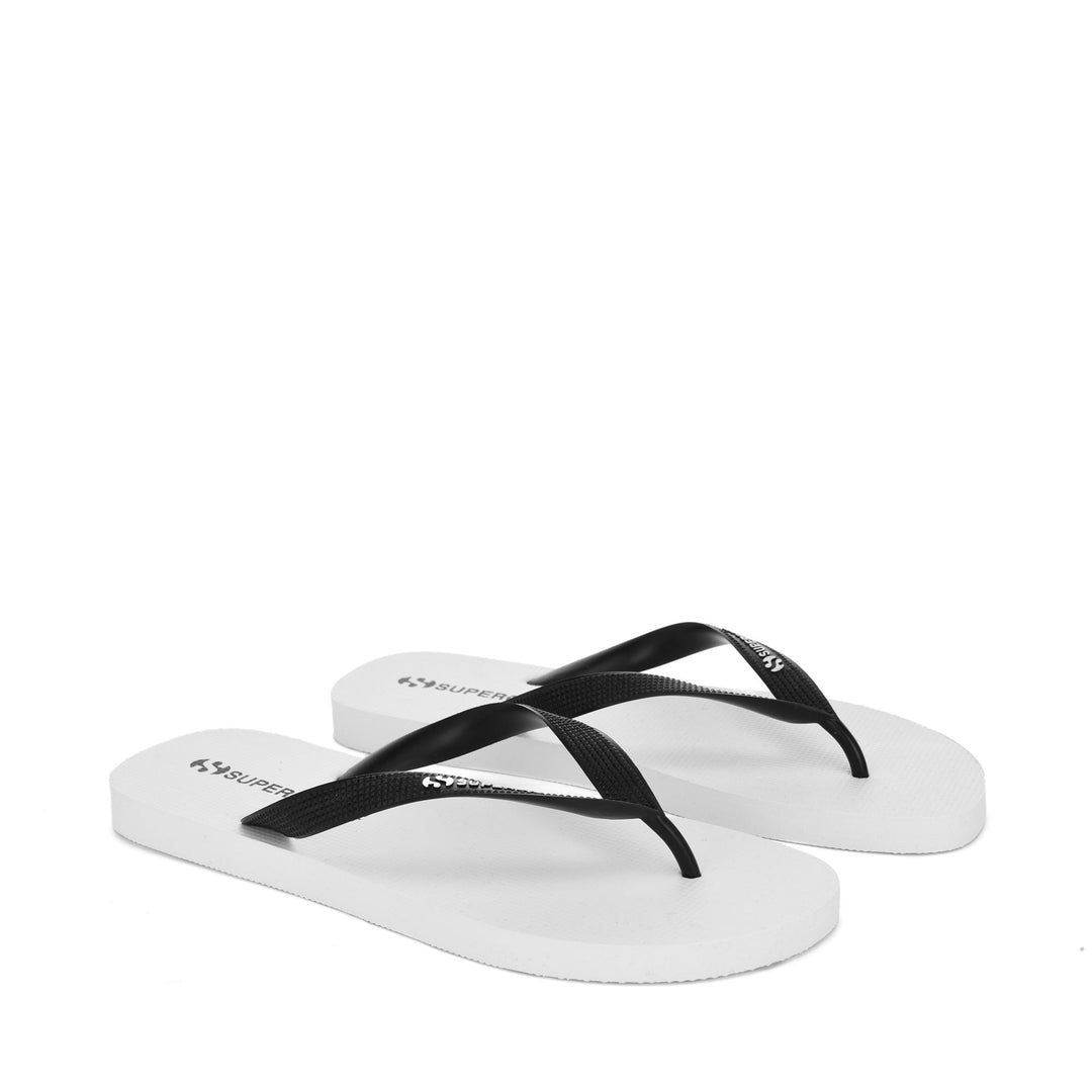 Herren Flip Flops Weiß mit Obermaterial aus Gummi main