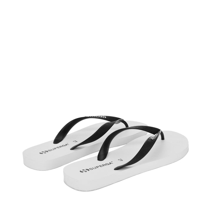 Herren Flip Flops Weiß mit Obermaterial aus Gummi 3
