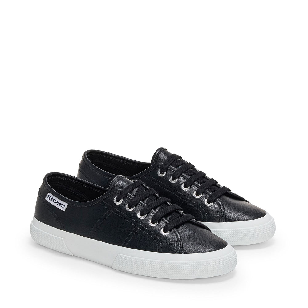 Schwarze Low-Cut-Sneakers mit Gummi-Obermaterial 02