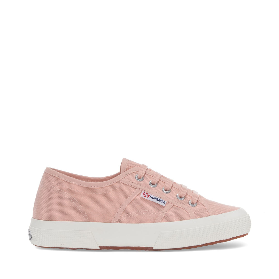 Rosa Unisex-Sneaker mit Obermaterial aus Baumwolle 01