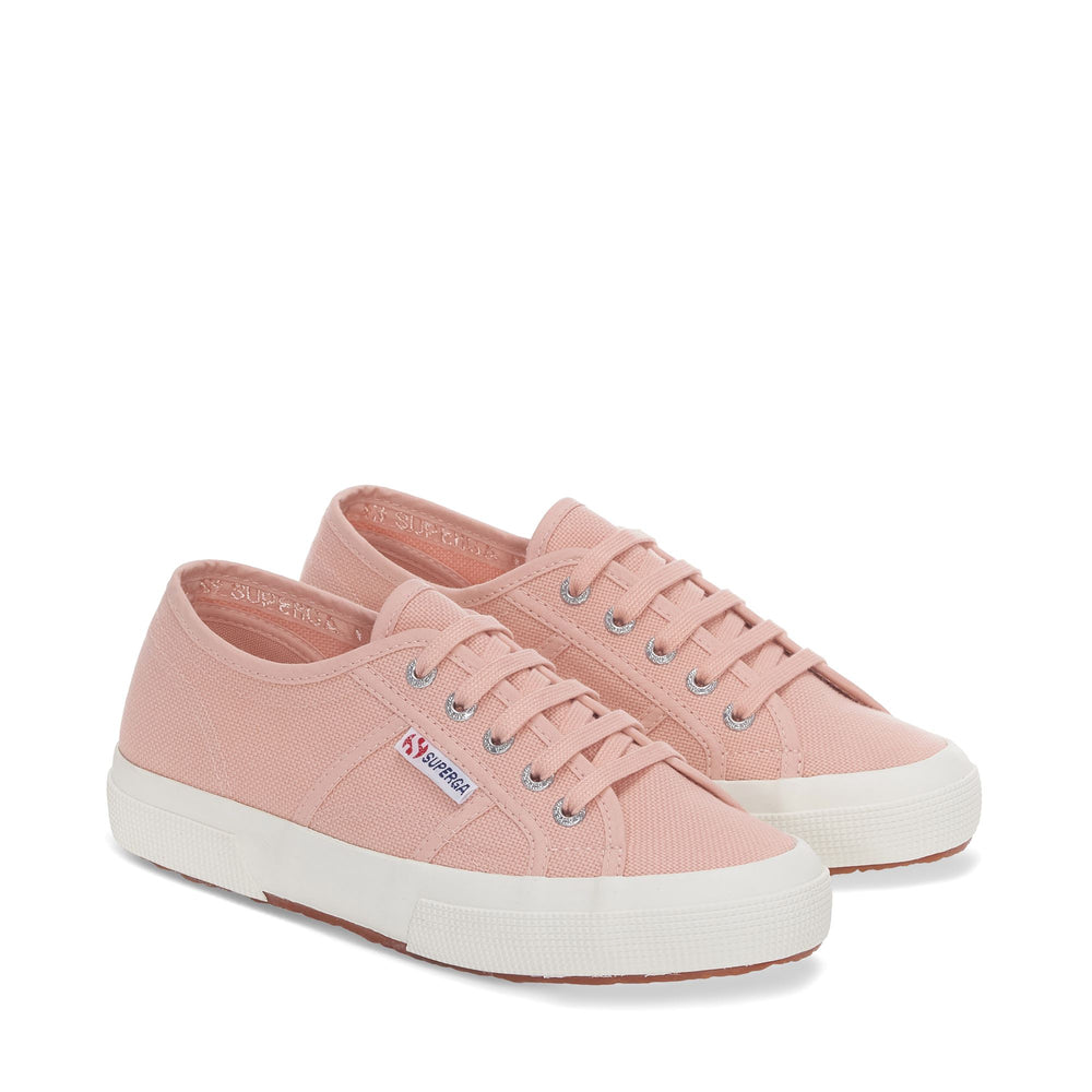 Rosa Unisex-Sneaker mit Obermaterial aus Baumwolle 02