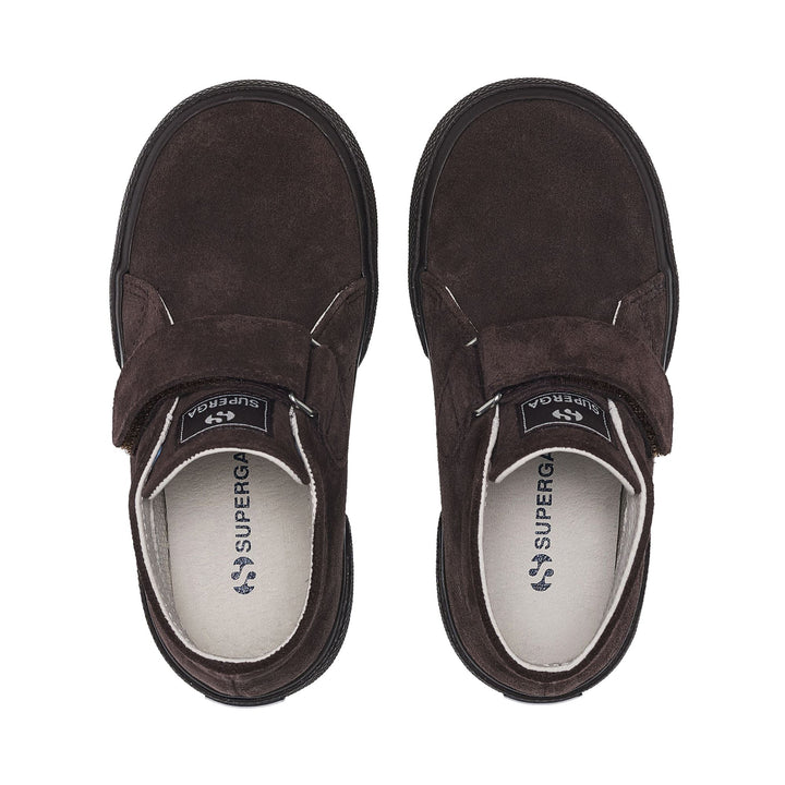 Jungenstiefeletten in dunkler Schokolade mit Obermaterial aus Wildleder 4