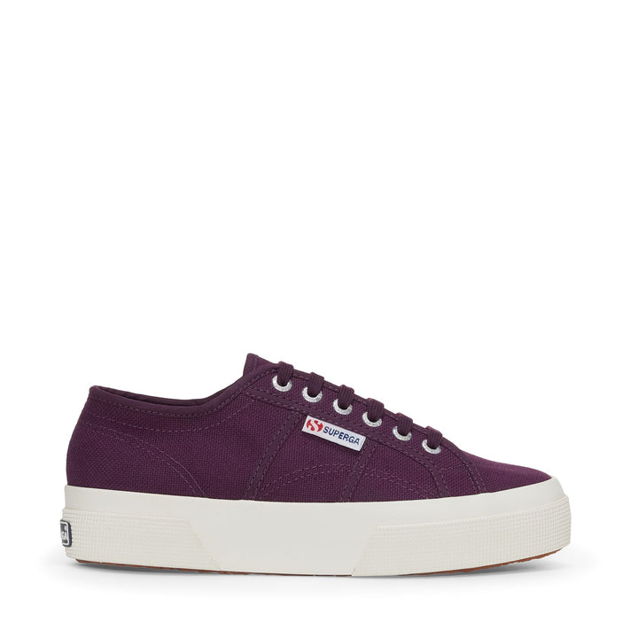 Unisex Violet Platform Sneakers with Cotton Upper 1