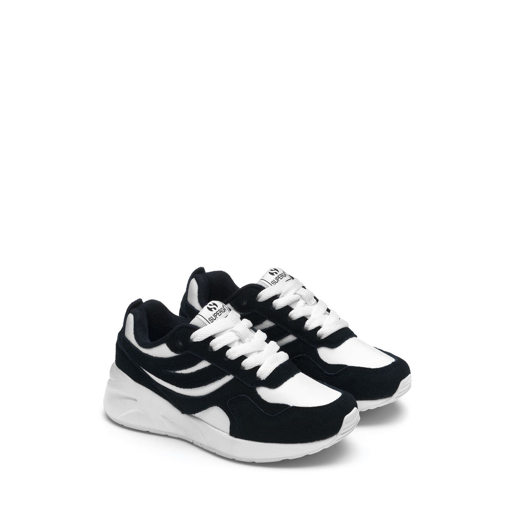 Weiße Low Cut Sneakers für Kinder mit Obermaterial aus Nylon 02