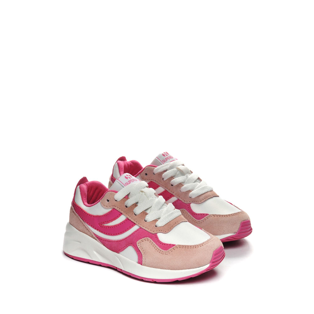 Niedrig geschnittene Kinder-Sneaker in Rosa mit Obermaterial aus Nylon 02