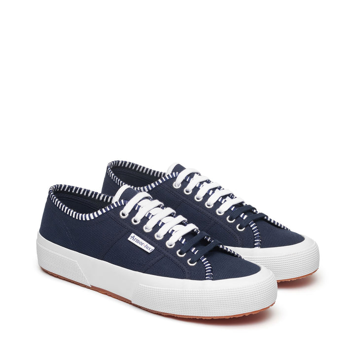 Baskets classiques bleues pour homme avec tige en coton 2