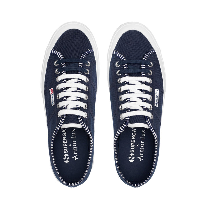 Baskets classiques bleues pour homme avec tige en coton 4