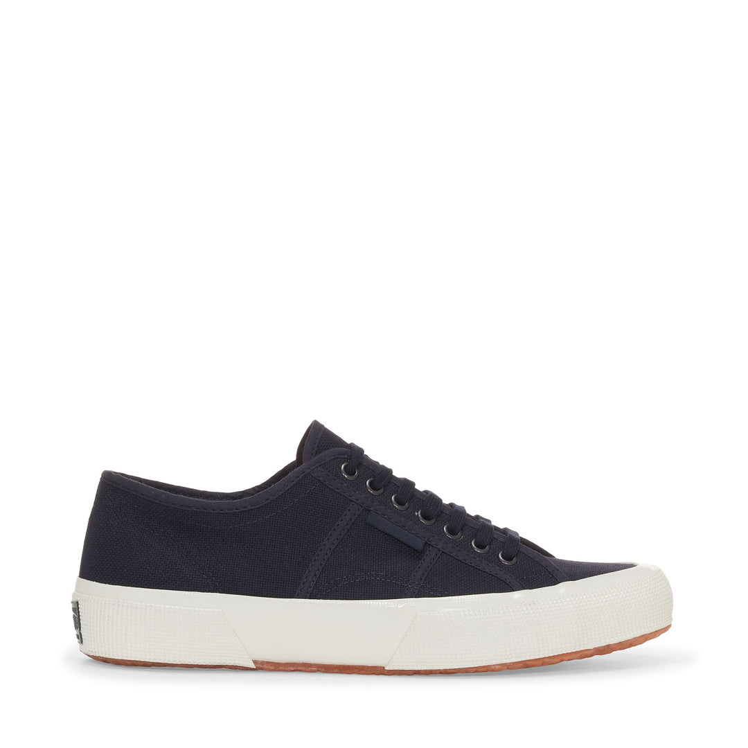 Unisex Low Cut Navy Sneakers mit Obermaterial aus Baumwolle 01