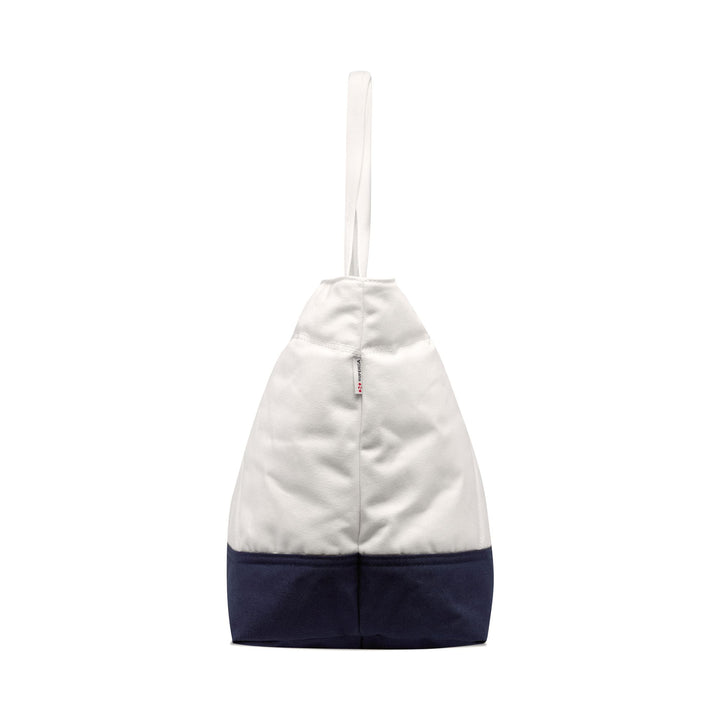 Weiße Unisex-Tragetasche mit gewachstem Baumwoll-Canvas 3