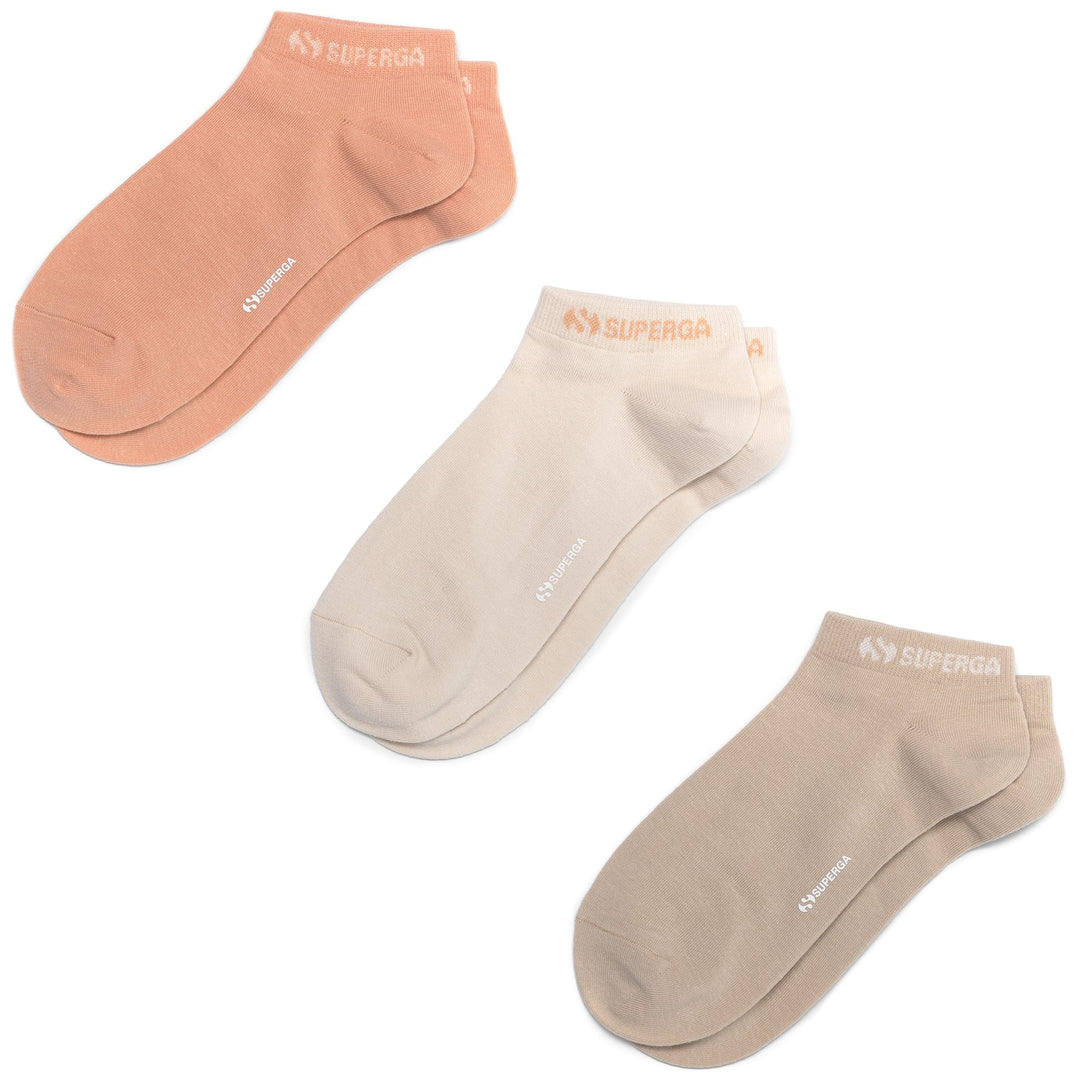 Unisex Inliner-Socken in Ecru mit Baumwollmischung 01