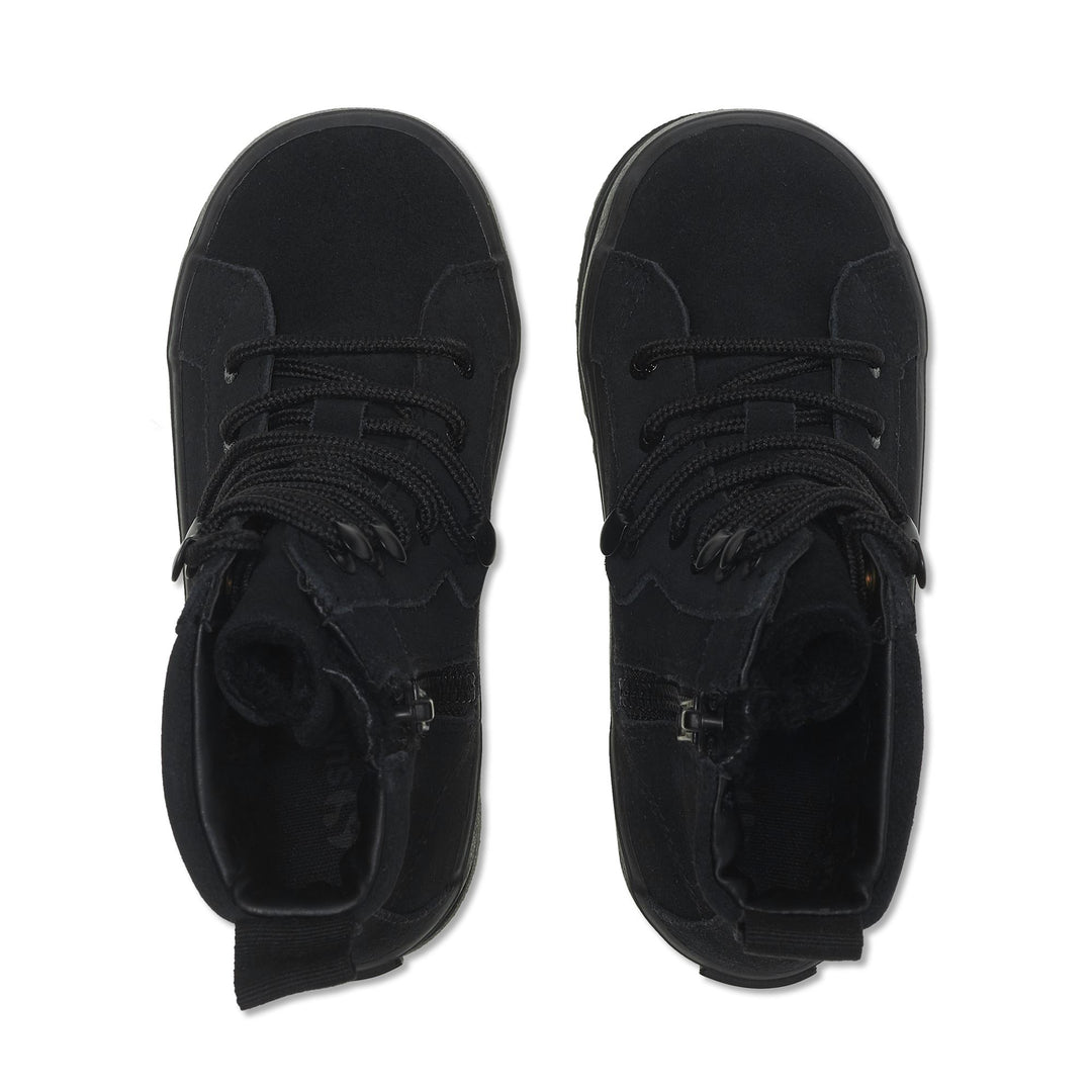 Schwarze Stiefeletten für Kinder mit Obermaterial aus Wildleder main