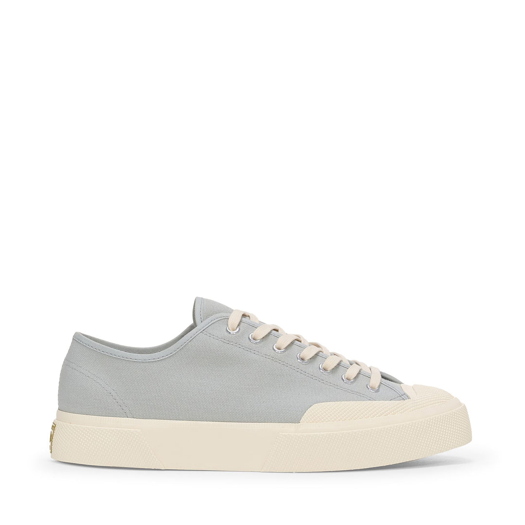 Unisex Low Cut Sneakers in Grey with Cotton Upper 01