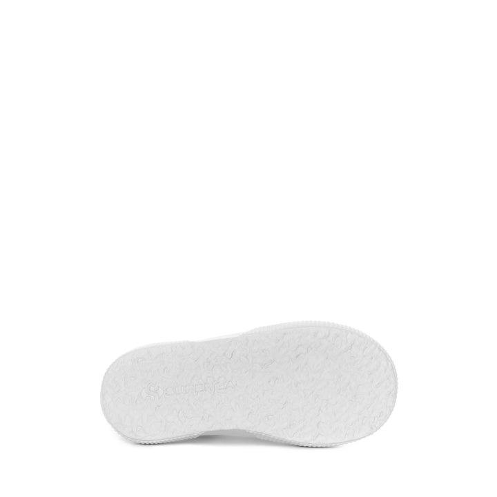 Weiße Low Cut Sneakers für Mädchen mit Obermaterial aus Baumwolle 5