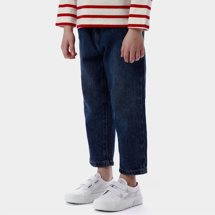 Weiße Low Cut Sneakers für Mädchen mit Obermaterial aus Baumwolle 6