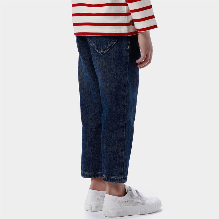 Weiße Low Cut Sneakers für Mädchen mit Obermaterial aus Baumwolle 7