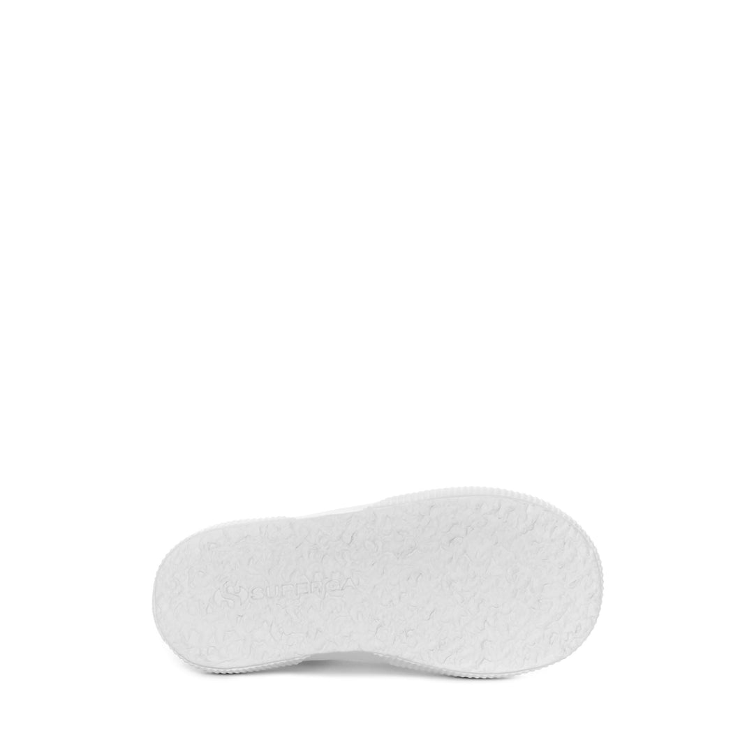 Weiße Low Cut Sneakers für Mädchen mit Obermaterial aus Baumwolle main