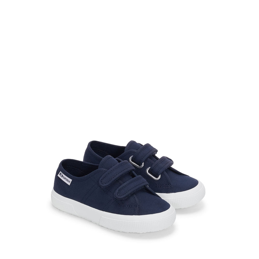 Kinder-Sneaker in Navy mit Obermaterial aus Baumwolle 02