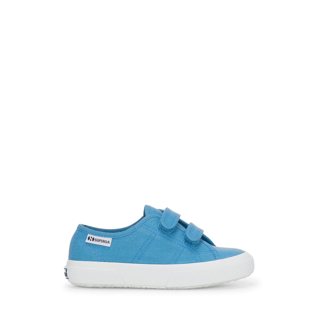 Kinder-Sneaker in Blau mit Obermaterial aus Baumwolle 01