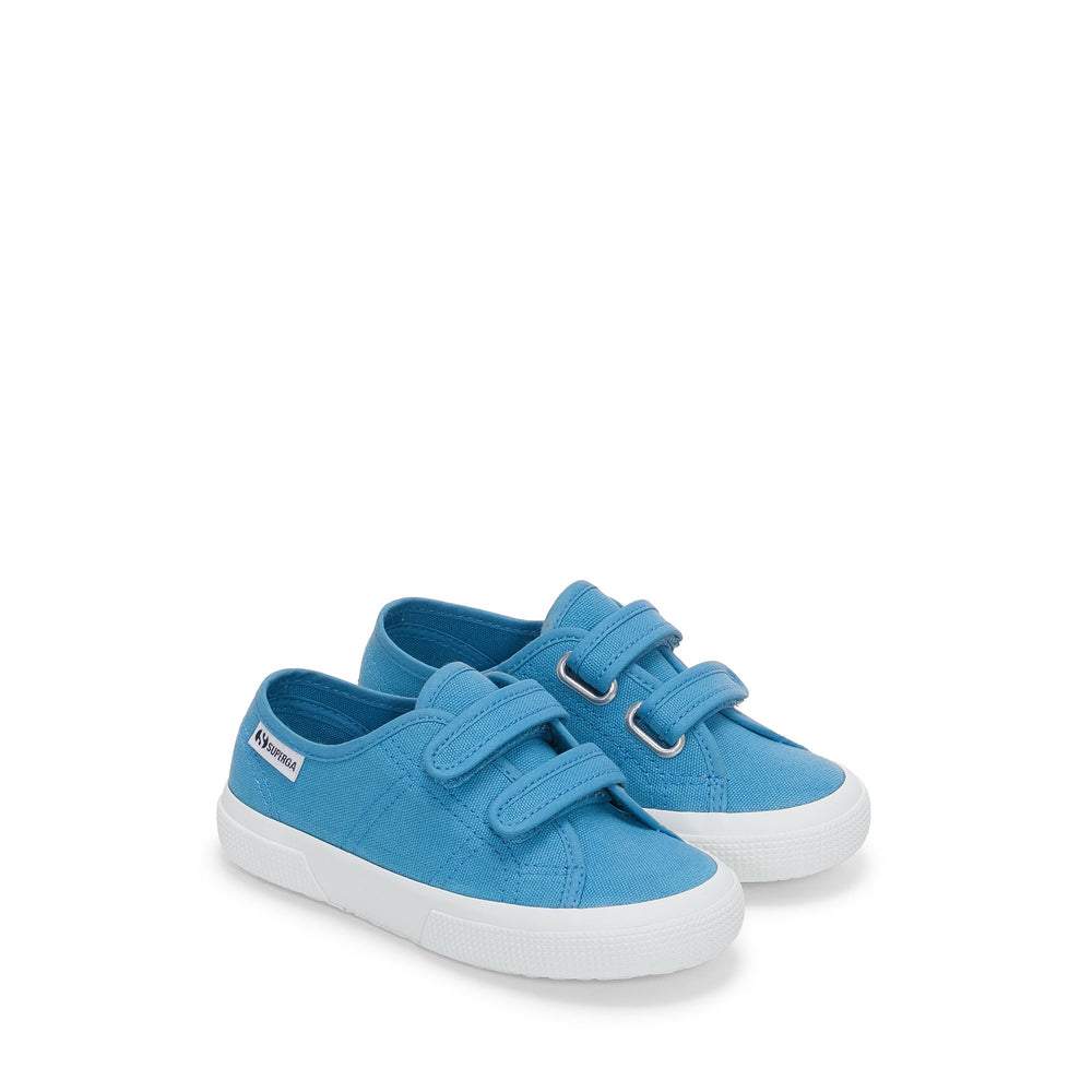 Kinder-Sneaker in Blau mit Obermaterial aus Baumwolle 02