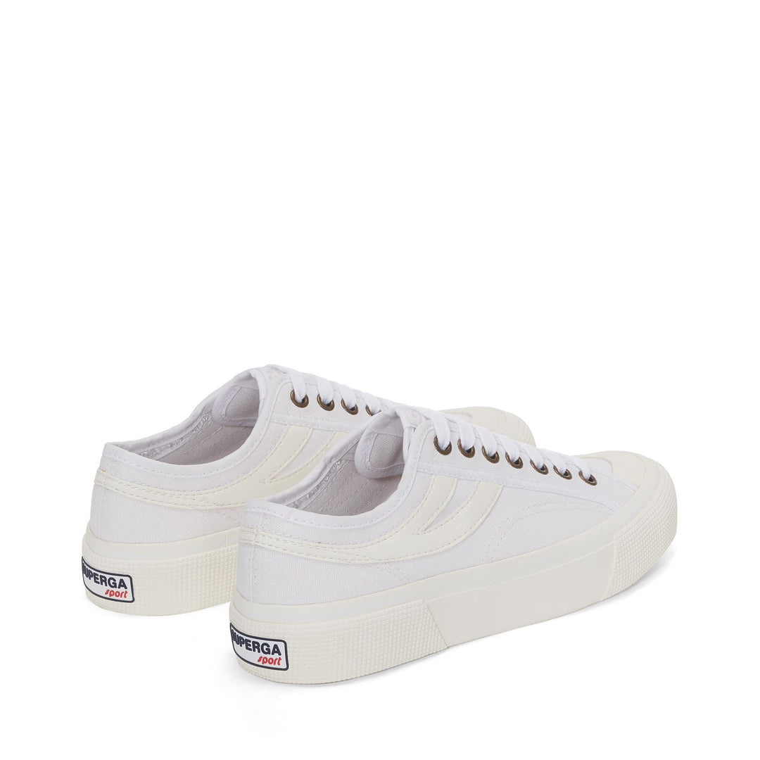 Unisex White Sneakers with Canvas Upper main