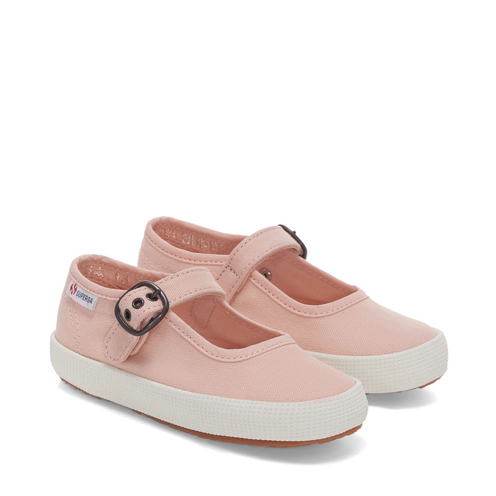 Rosa Ballerina für Mädchen mit Obermaterial aus Baumwolle 2