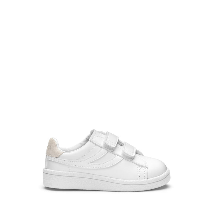 Total White Low Cut Sneakers für Kinder mit Obermaterial aus Synthetik 1