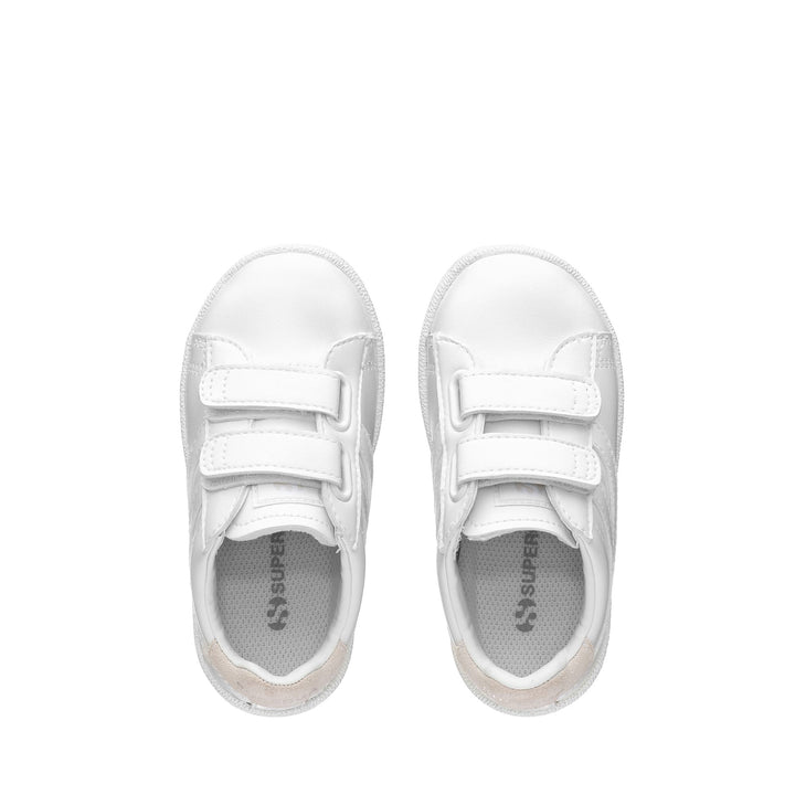 Total White Low Cut Sneakers für Kinder mit Obermaterial aus Synthetik 4