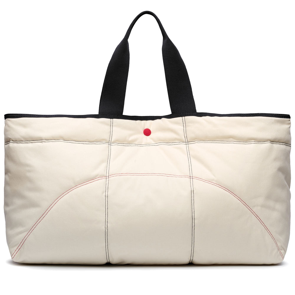 Weiße Unisex-Tragetasche mit gewachstem Canvas 02