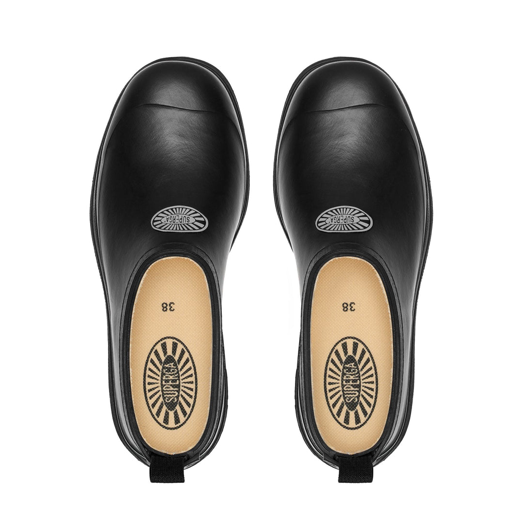 Unisex Low Cut Gummistiefel in Schwarz mit Baumwollfutter main