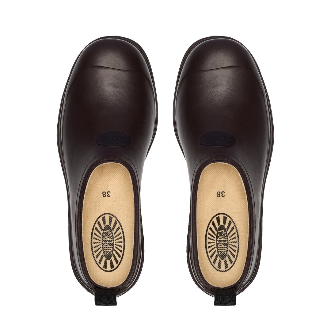 Niedrig geschnittene Gummistiefel Unisex Farbe Braun main