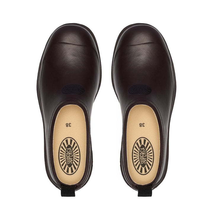 Niedrig geschnittene Gummistiefel Unisex Farbe Braun 4