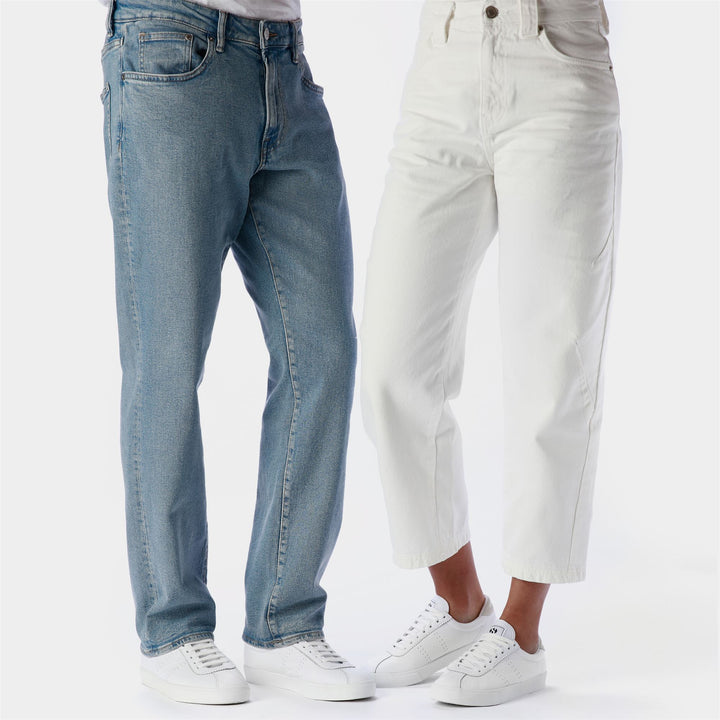 Unisex Full White Low Cut Sneakers with Leather Upper 6