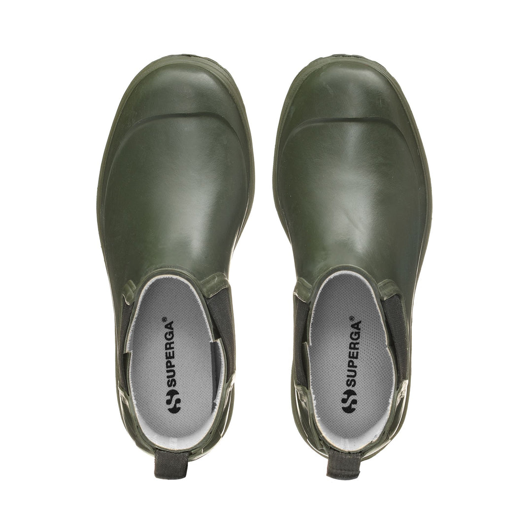 Unisex Mid Cut Gummistiefel Grün Sherwood mit Baumwollfutter main