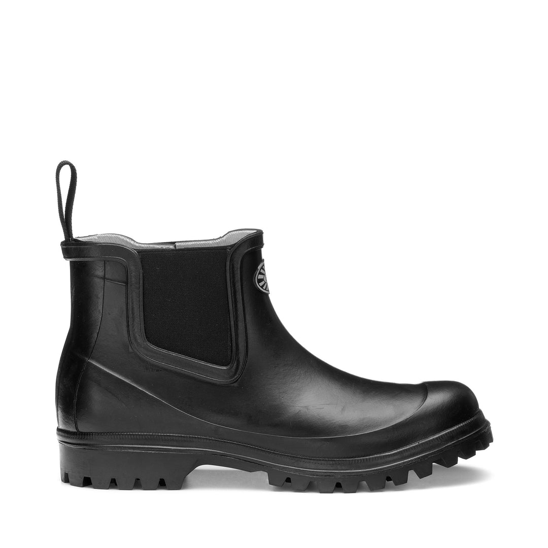 Mid Cut Unisex Gummistiefel in Schwarz 01